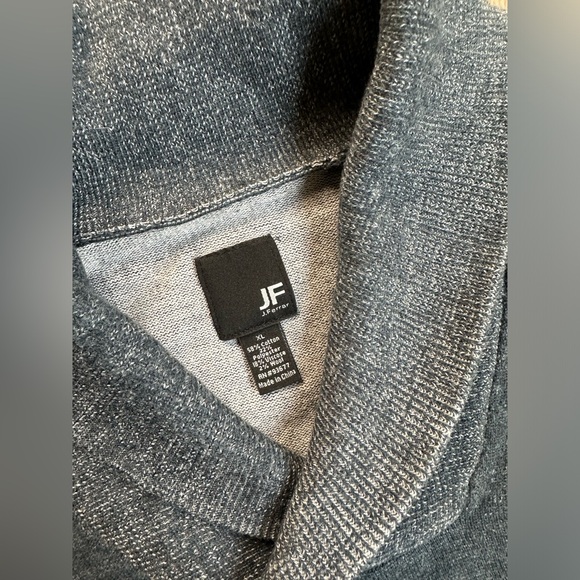 J.Ferrar Men’s XL Blue Sweater 2% Wool - Picture 3 of 4